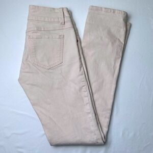 Cabi Women Low Rise Slim Denim Skinny Jeans Pink Size 0 Feminine Pastel  Y2K